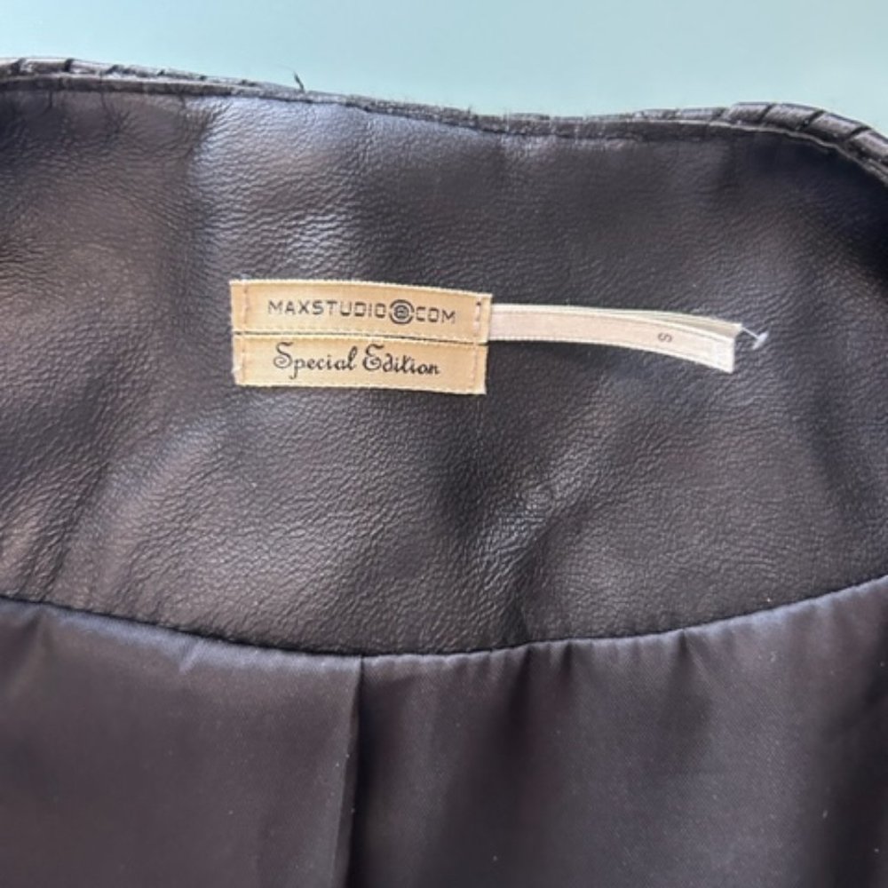 Max Studio@Com Special Edition Leather Wowen Jack… - image 4